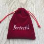 Purple Maroon Red Velvet Packaging Bag