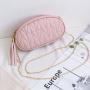 Shell Lingge Shoulder Bag bolsas para mujer Autumn New Korean Personalized Tassel Thread Zipper Bag para mujeres bolso bolsas