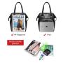 Realer PU leather handbags and backpacks large capacity women's school backpacks bags