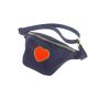 Factory Wholesale Personalized Outdoor Exercise Chest Bag Waterproof Nylon Fanny Bag Navy Blue Waist Bag For Men