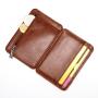 CUIKCA Credit Card Holder Pu Leather Mens Black Minimalist Business Simple Wallets Oem Hot Money