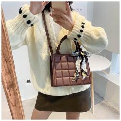 AL006 New Hot Sell Fashion Women Handbags Luxury Wholesale Square Designer Women's Shoulder Bag PU Leather Ladies Bags
