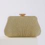 Trend evening dress women's banquet single shoulder cross bag chain bag manufacturer wholesale wrinkle evening bag