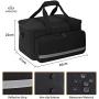 Health Nurse Bag Medical Bag Empty First Aid Storage with Detachable Divider Medical Supplies Bag