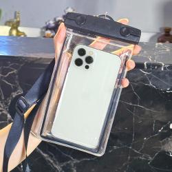 SN076 PVC Waterproof Mobile Phone Dry Bag for Swimming Simple Crossbody Lanyard Transparent Waterproof Case Messenger Hand Pouch