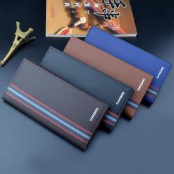 2024 high quality wholesale handbags fashion black color leather man clutch coin purse wallets men