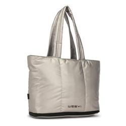 CHANGRONG Custom Lightweight Nylon Puffer Tote Bag fashion shoulder bag for Women