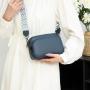 New leather fashionable and minimalist lychee pattern shoulder bag