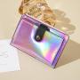 2024 New Women's Ultra thin Lacquer Leather Bright Multi functional Card Bag