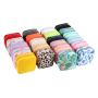 Keymay RTS Stock High Quality Large Capacity Girls Waterproof Nylon Pouch Cute Makeup Bag Digital Printing Cosmetic Bag
