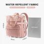 LOVEVOOK Laptop Backpack for Women 15.6 inch Quilted Tote Backpacks Cute Computer Work School Teacher Travel Backpack Bag Purse