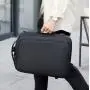 New Design Men's 15.6 Inch Water-Resistant Business Backpack Synthetic Leather Material Durable 600D With Favorable Price