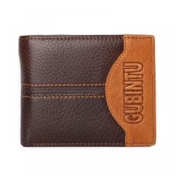 Men Wallets Genuine Cow Leather Short Design Card Holder Men Purse High Quality Brand Mens wallet
