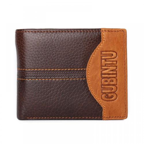 Men Wallets Genuine Cow Leather Short Design Card Holder Men Purse High Quality Brand Mens wallet