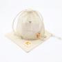Custom Logo Printed Reusable Cotton Mesh Soap Bag Natural Drawstring Gift Soap Cosmetic Packaging Cotton Mesh Pouch