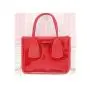 2024 New Transparent Jelly Mini Handbag Fashionable Female PVC Shoulder Crossbody Bag Chain Bag