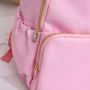 New Trends Fashion Nylon Large Capacity Waterproof Portable Zipper Nylon Black Rucksack Custom School Bag Backpack Wholesale