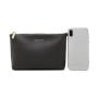 Makeup pouch travel organizer make up brush bag black clutch trousse de maquillage zipper cosmetic bag