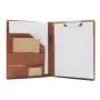 High quality leather file cover customized bill cover A4 size leather cover with logo