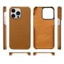 Caja Del Telefono De Cuero Genuino Customized Luxury Pebbled Leather Mobile Cell Phone Case Back Cover For Iphone 13 14 Pro Max