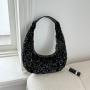New design luxury fashion Sequin Bag u-shaped versatile ladies Handbag party shoulder bag for girls