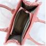 2024 Custom Fashion Denim Tote Bag For Women Jeans Leather Handbag With Bowknot