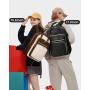 LOVEVOOK wholesale custom quilted 15.6 17 casual sports laptop travel backpack bag with usb charging port for women school work