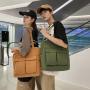Custom Logo High Quality Large Capacity Canvas Shoulder Bag Simple Organic Cotton Tote Shopping Bag for Everyday Use