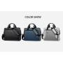 ZWY297 Wholesale Fashionable Double Layer Airbag Shockproof Laptop Bag Oxford Waterproof Men Briefcase Business Daily Handbag