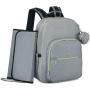 Manufacturer Custom 2022 New Designer Unique Luxury Nylon Waterproof With Changing Station Mommy Bag Baby Diaper Bag Backpack