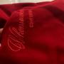 Wine Red Velvet Fabric Christmas Gift Bag