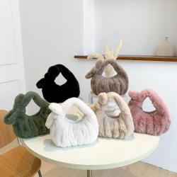 New Arrival Designer  bolsos de mujer plush bag furry bag bags for girls