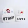 Keymay Stock Fashion Cotton Canvas Makeup Bag Travel Toiletry Zipper Pouch Cosmetic Bag Women Canvas Bag