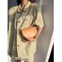 Custom 2023 Fashion Women Luxury Solid Handbag Novelty Quality Genuine Leather Small Ladies Crossbody Bag Handbags