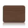 Custom Logo Soft  Leather Credit Card Wallet Slim