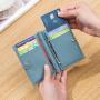 XL268 Genuine Leather Korean Style Women's Short Wallet Ladies Coin purse Hot Sell Small Card Holder Trendy Folding Clip