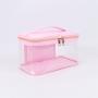 Newest Portable PVC Waterproof Women Cosmetics Clear Makeup Bag Packaging Pouch Hanging Travel Toiletry Bag