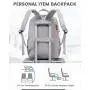 LOVEVOOK wholesale unisex quilted bags large capacity 15.6 17inch USB office school business women man travel laptop backpack