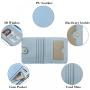 ZF212 New Ultra-thin Ladies Short Wallet Multifunctional Korean Version of The Simple PU Coin Purse Money Clip