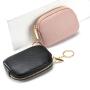 Women's Mini Coin Purse Wholesale Hand Zipper Key Chain Wallet Customization Leather Girl Pouch Makeup Key Chains carteras para mujer