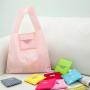 Wholesale Custom Polyester Reusable Eco-Friendly Grocery Carry Bags Foldable Shopping Bags