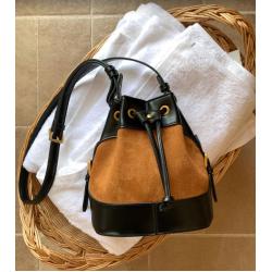 Factory Wholesale Retro Luxury Bag High Quality PU Leather Crossbody Bag Drawstring Design Bucket Bag