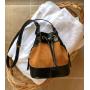 Factory Wholesale Retro Luxury Bag High Quality PU Leather Crossbody Bag Drawstring Design Bucket Bag