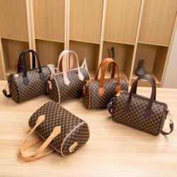 New Fashion Trendy Print Handbags Luxury Pu Leather Crossbody Bag Boston Pillow Bag Shoulder Bags for Women