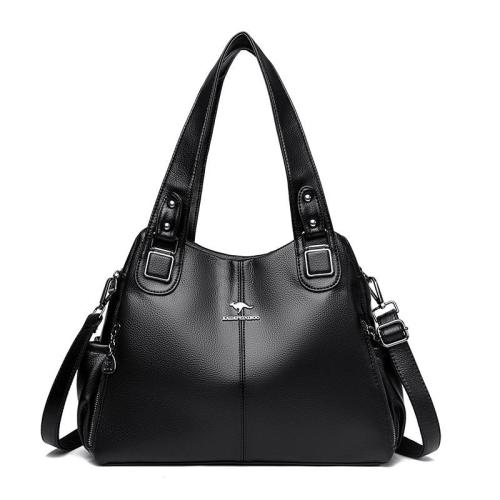 High Quality Leather Handbag Casual Crossbody Bags for Women 2024 New Large Capacity Shoulder Bags Ladies Travel Tote Bag