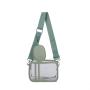 2023 Hot Sale Stadium Approved Transparent Clear PVC Shoulder Bags Fashion Vinyl Women Crossbody Bag