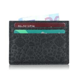 Newest Customize Card Holder Male Genuine Leather Credit Card Holder Wallet For Daily FID Blocking Minimalist Card Holder
