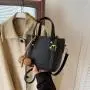 Simplified new Korean version single shoulder crossbody bag with contrasting color for commuting small carrying bag