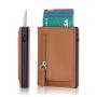 Men Card Holder with Money Pocket Vegan Leather Pop Up Minimalist Wallet RFID Blocking