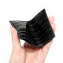 Slim Crocodile Embossed Leather First Layer Cowhide Id Card Holder Wallet Embossed Logo Credit Card Holder